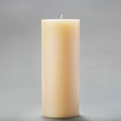 4x10 Ivory Pillar Candle