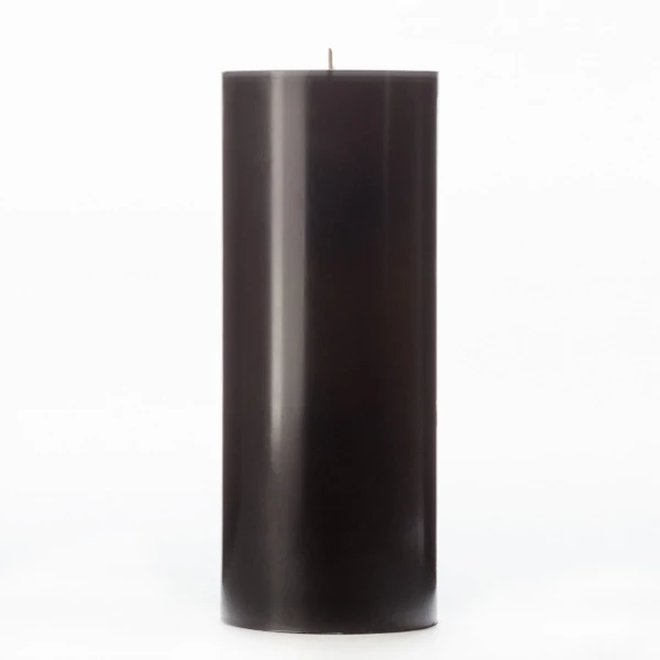 4x10 Black Pillar Candle - Image 2