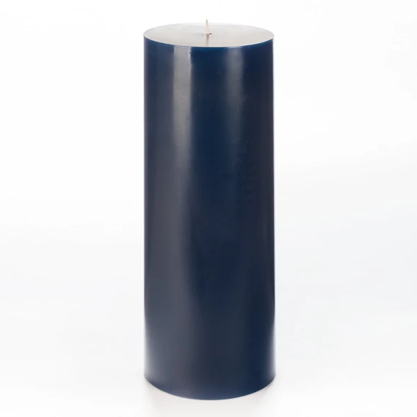 4x10 Blue Pillar Candle - Image 3