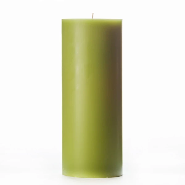 4x10 Green Pillar Candle - Image 2