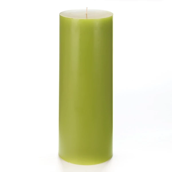4x10 Green Pillar Candle - Image 3