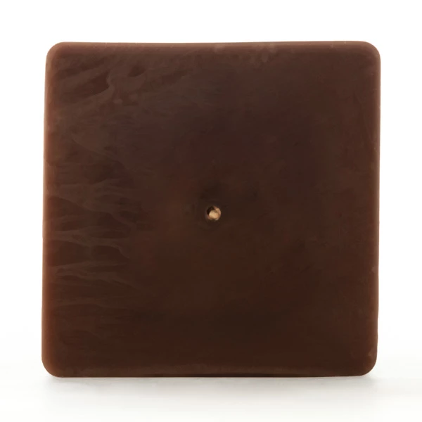 3x3x4 Brown Square Pillar Candle - Image 5