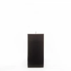 3x3x6 Black Square Pillar Candle