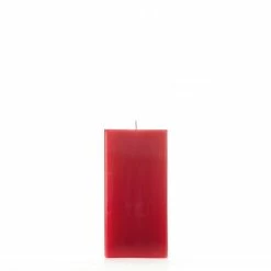 3x3x6 Red Square Pillar Candle
