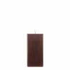 3x3x6 Brown Square Pillar Candle