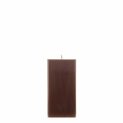 3x3x6 Brown Square Pillar Candle
