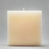4x4x4 Ivory Square Pillar Candle