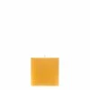 4x4x4 Yellow Square Pillar Candle