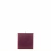 4x4x4 Purple Square Pillar Candle
