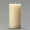 3x6 Ivory Frosted Pillar Candle