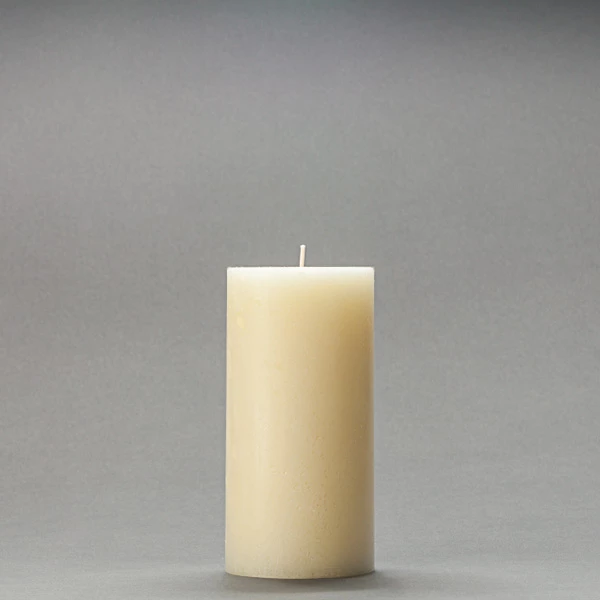 3x6 Ivory Frosted Pillar Candle 5 3x6 Ivory Frosted Pillar Candle - Image 5