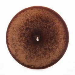 3x6 Brown Frosted Pillar Candle 7 3x6 Brown Frosted Pillar Candle -Candle4Less store lg item 2219 04