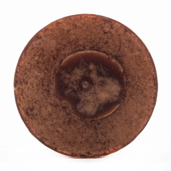 3x9 Brown Frosted Pillar Candle - Image 4