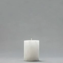 3x4 White Chunky Pillar Candle