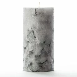 3x6 Black Chunky Pillar Candle