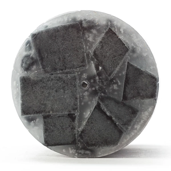 3x6 Black Chunky Pillar Candle - Image 4