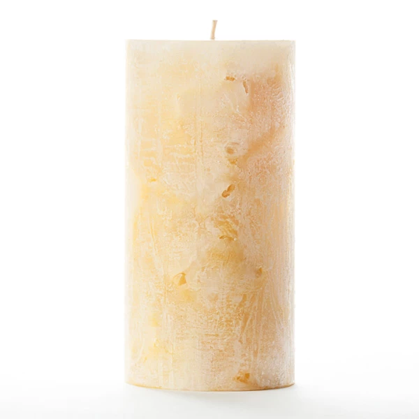 3x6 Yellow Chunky Pillar Candle