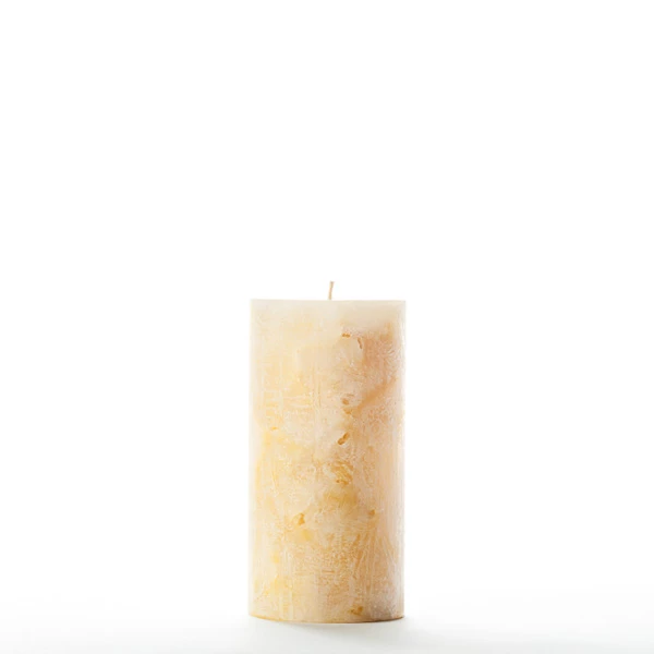 3x6 Yellow Chunky Pillar Candle - Image 5