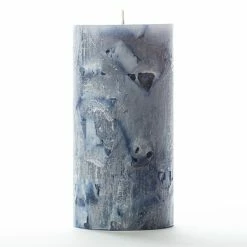 3x6 Blue Chunky Pillar Candle