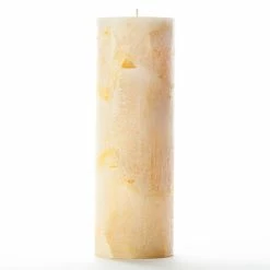 3x9 Yellow Chunky Pillar Candle