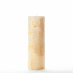3x9 Yellow Chunky Pillar Candle -Candle4Less store lg item 2423 1
