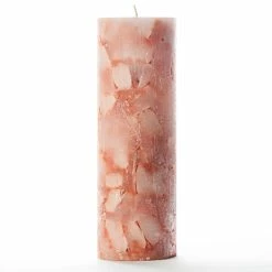 3x9 Orange Chunky Pillar Candle