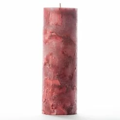 3x9 Red Chunky Pillar Candle