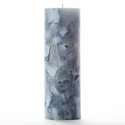 3x9 Blue Chunky Pillar Candle