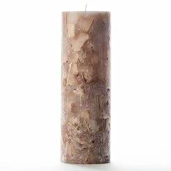3x9 Brown Chunky Pillar Candle