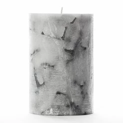 4x6 Black Chunky Pillar Candle
