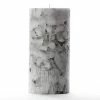 4x8 Black Chunky Pillar Candle