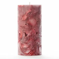 4x8 Red Chunky Pillar Candle