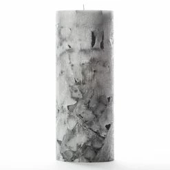 4x10 Black Chunky Pillar Candle