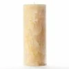 4x10 Yellow Chunky Pillar Candle