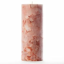 4x10 Orange Chunky Pillar Candle
