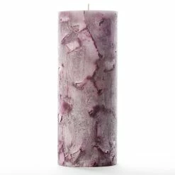 4x10 Purple Chunky Pillar Candle