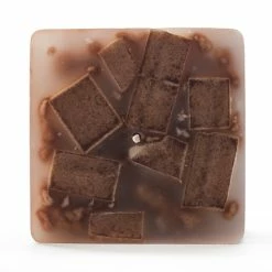3x3x4 Brown Chunky Square Pillar Candle -Candle4Less store lg item 2469 04