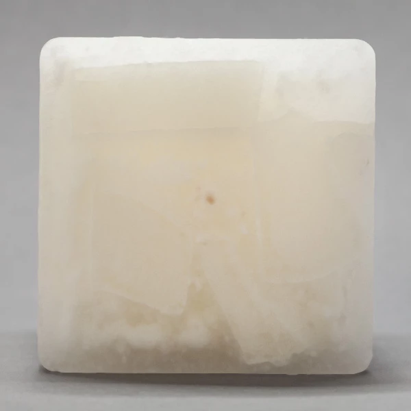 3x3x6 Ivory Chunky Square Pillar Candle - Image 4