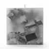 4x4x4 Black Chunky Square Pillar Candle