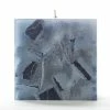 4x4x4 Blue Chunky Square Pillar Candle
