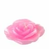Floating Pink Rose Petal Flower Candle - Valentine Flower