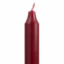 7 Inch Bordeaux Premium Tapers