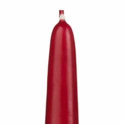6″ Burgundy Taper Candles