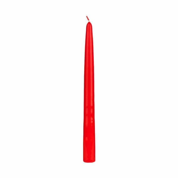 10″ Red Taper Candles - Image 5