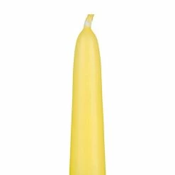 10″ Yellow Taper Candles