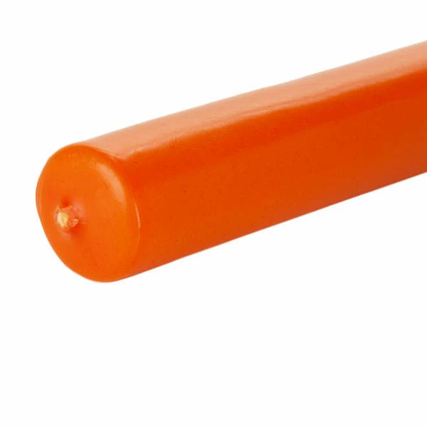 10″ Orange Taper Candles - Image 2