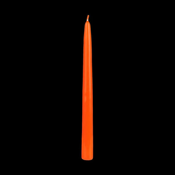 10″ Orange Taper Candles - Image 4