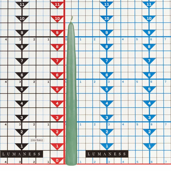 10″ Celadon Taper Candles - Image 3