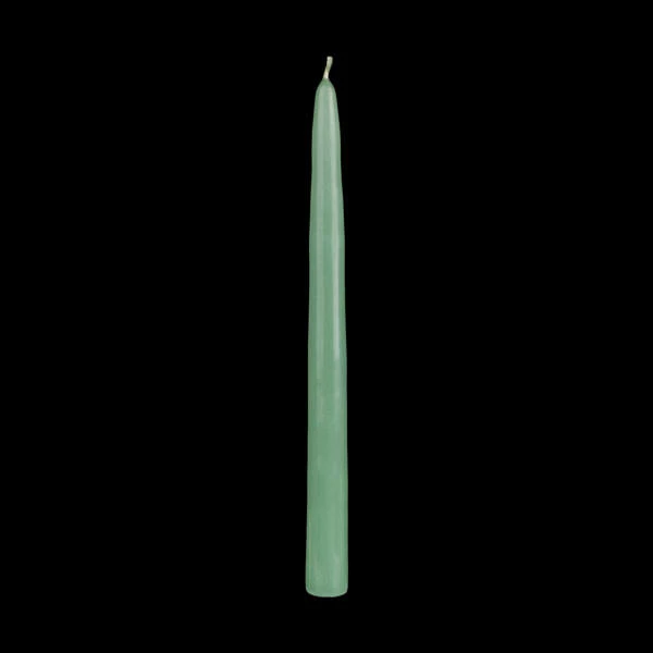 10″ Celadon Taper Candles - Image 4