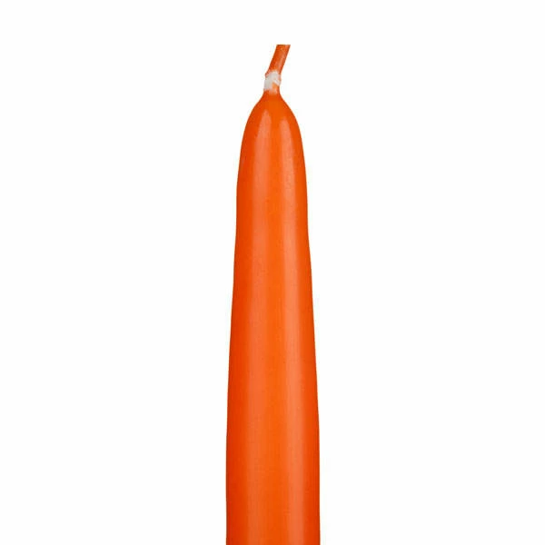12″ Orange Taper Candles